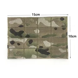 Panel adaptador MOLLE para chaleco tactico con gancho y bucle