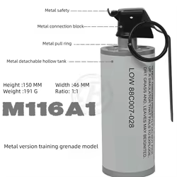 Réplica M116A1 metal escala real equipamiento militar - no funcional