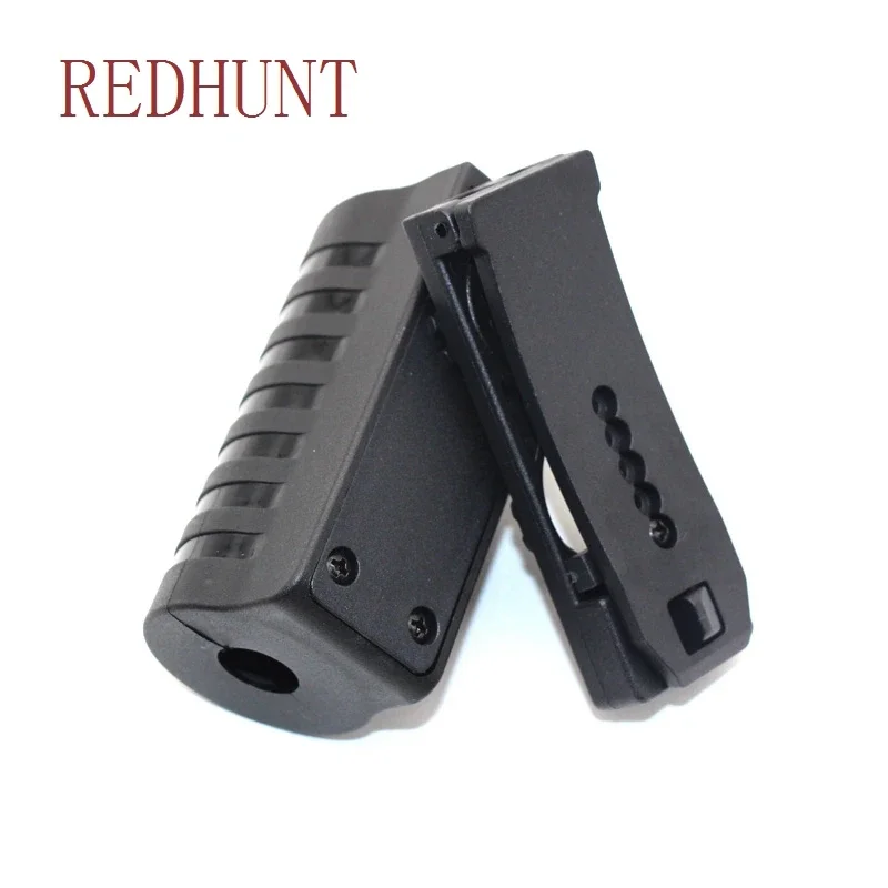 Bolsa táctica para linterna, estuche giratorio de 360 grados, estuche de pulverización de Gas rasgado, Clip de cintura, accesorios de caza, bolsa para revistas - imagen 5