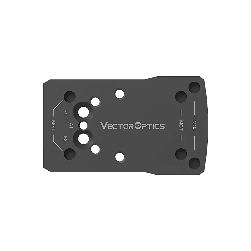 Adaptador de cola de milano Vector Optics Moj Mgt para Glock Universal 2 en 1 montaje de mira trasera compatible con huellas Rmr/rmsc - imagen 2