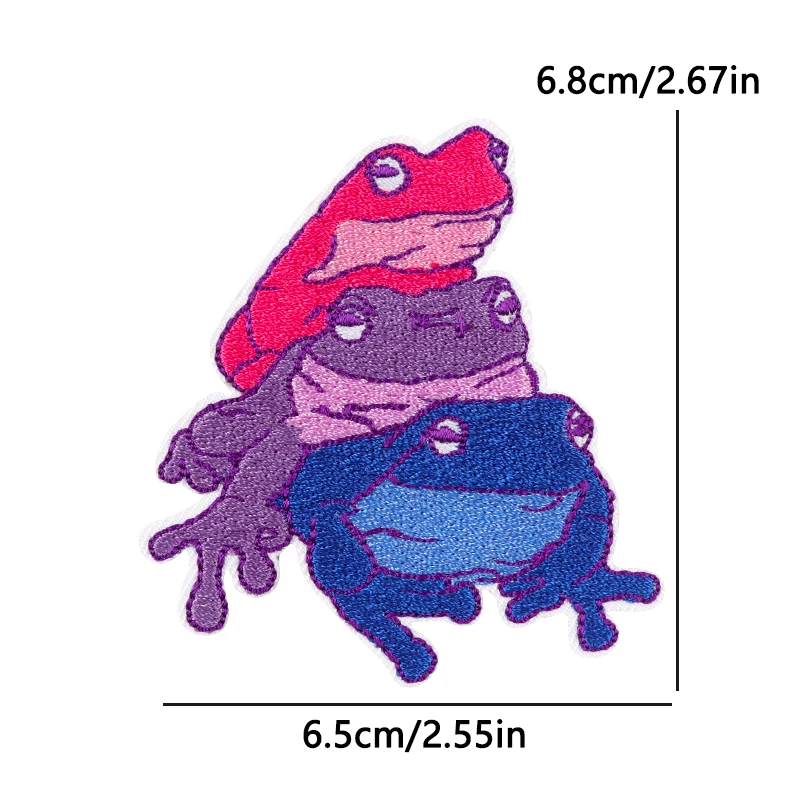 Parches bordados dinosaurio y pato Corgi para coser o planchar - imagen 3