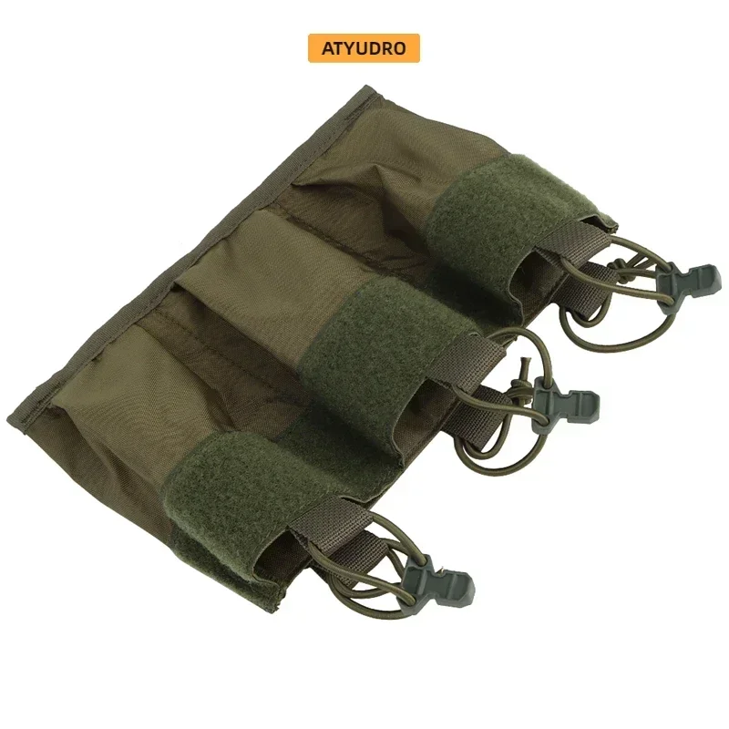 Revista táctica Triple 7,62mm bolsa caza portátil juego de guerra al aire libre deportes CS tiro Paintball Molle sistema Accesorios - imagen 5