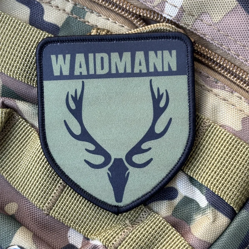 Parche estampado táctico para ropa, insignia de moral, gancho, parches militares, pegatinas para mochila, brazalete - imagen 4