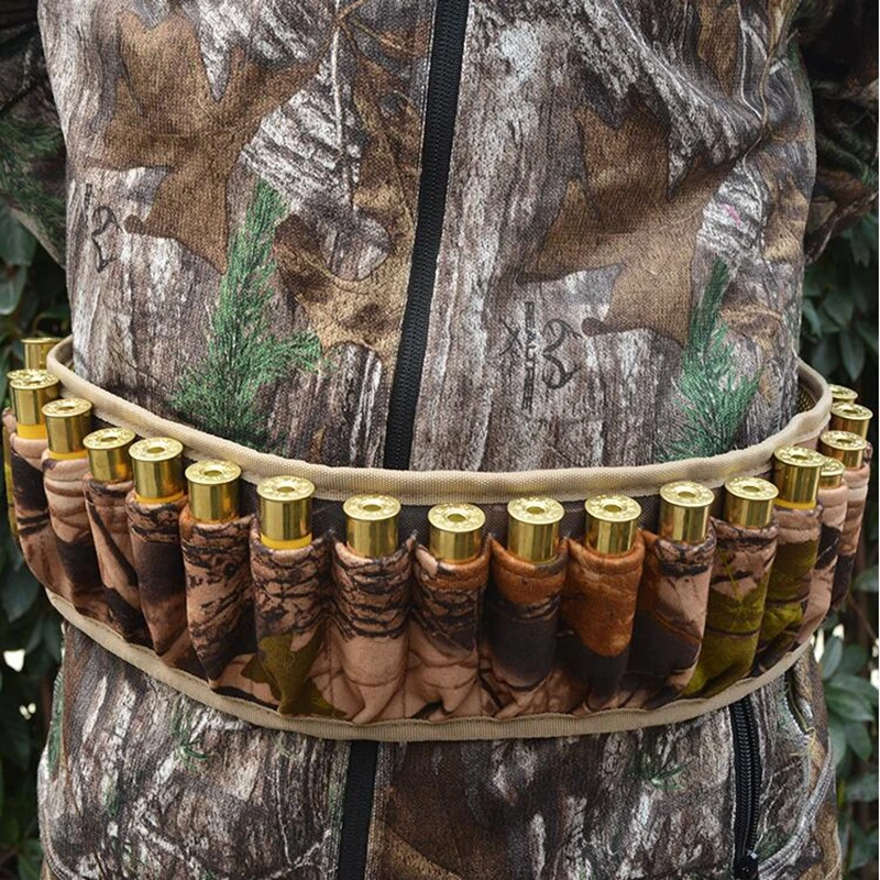 Bandolier-cinturón táctico de carcasa, soporte de munición de calibre 12/20, 20/30 rondas, bolsa de cinturón de bala para pistola, bolsa de cinturón de cintura de cartucho para caza - imagen 5