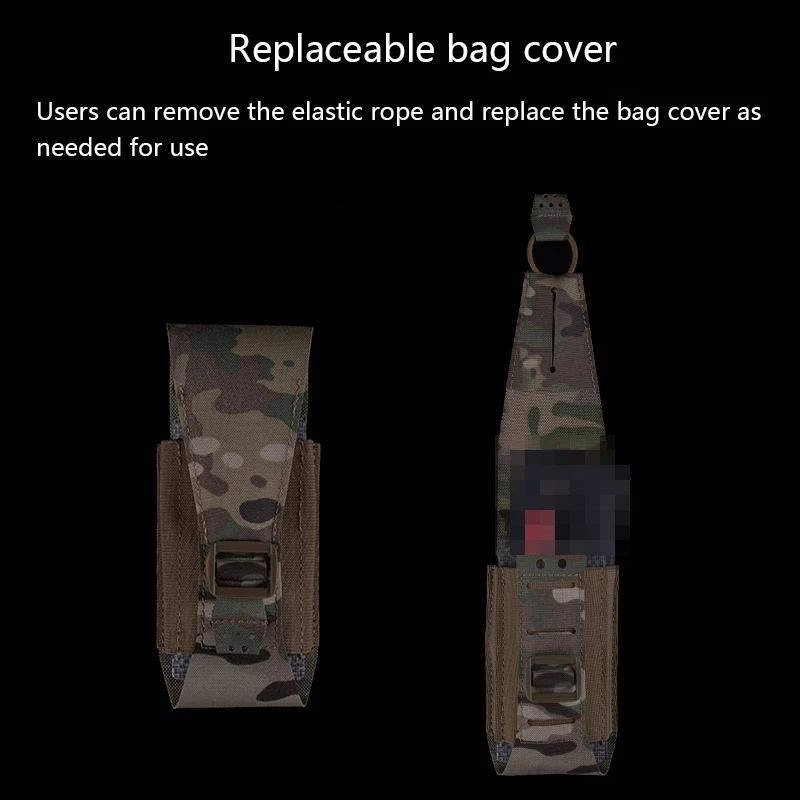 Bolsa para cargador individual multifunción WG 5,56, ampliamente aplicable, paquete de equipo de carga, montaje del sistema MOLLE, herramientas de transporte - imagen 5