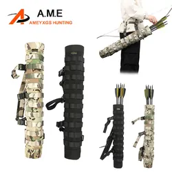 Carcaj de flechas 1050D, bolsa de flechas de nailon impermeable, soporte de flecha para hombro y espalda para arco compuesto recurvo, caza, tiro con arco, 1 ud.