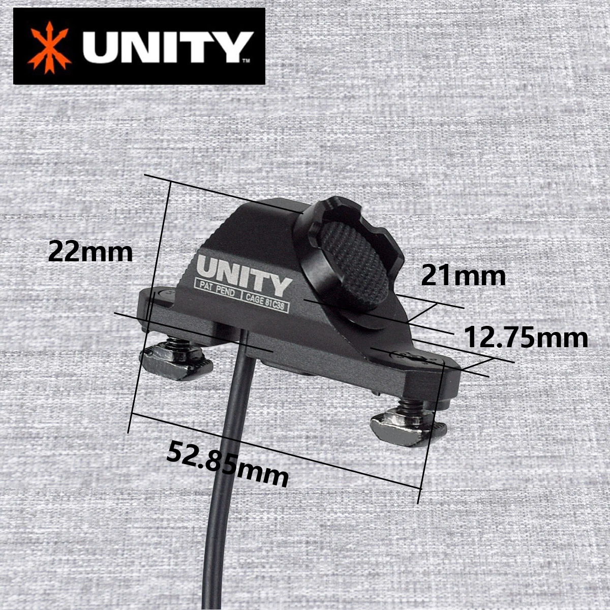 Interruptor de presión remoto UNITY para Surefire M300 M600 2,5/3,5mm/botón de enchufe SF compatible con riel Mlok Keymod de 20mm para láser DBAL-A2 PEQ15 - imagen 5