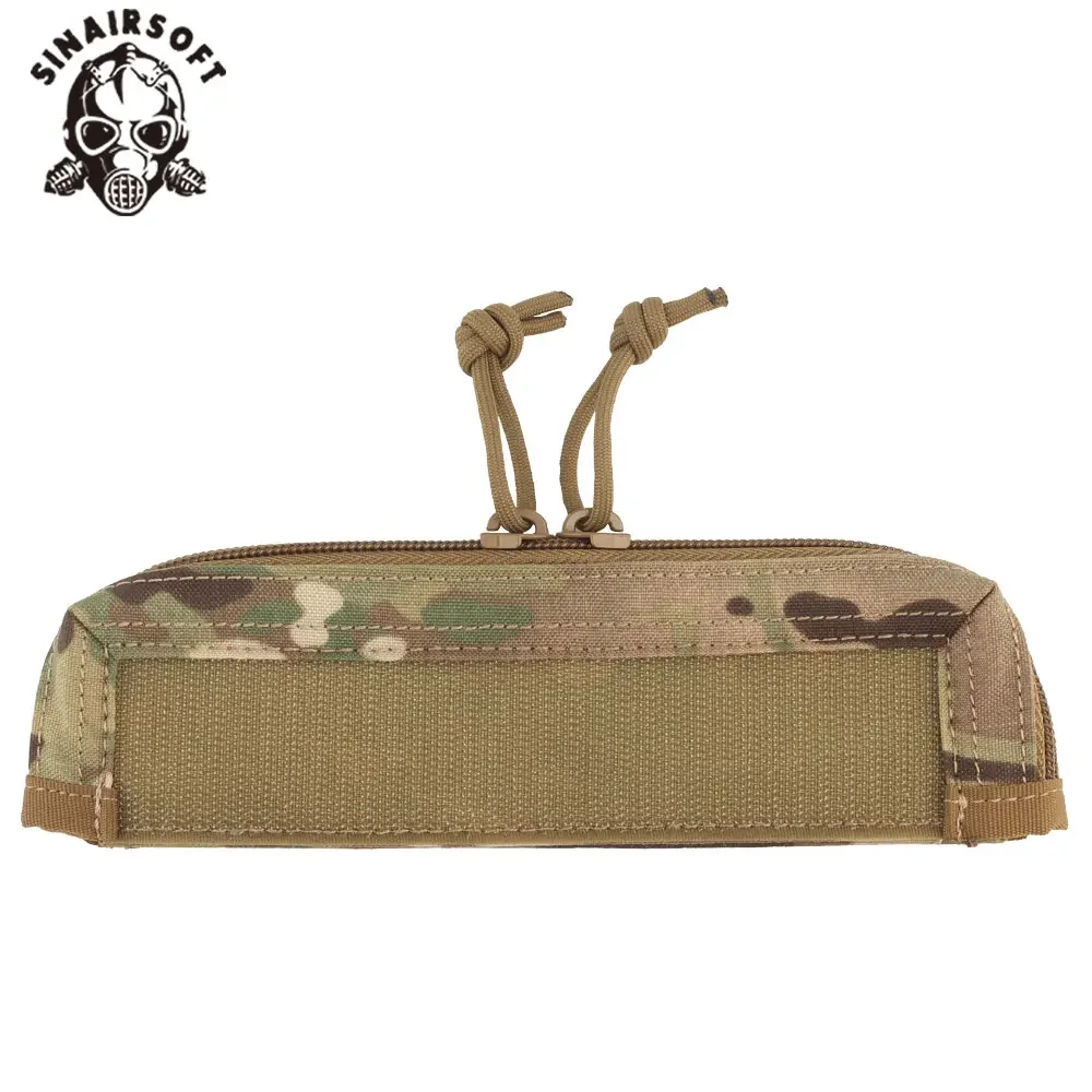 Bolsa de almacenamiento de bolsillo para chasis de Micro lucha táctica, aparejo de pecho, cubierta con doble cremallera, accesorios para chaleco de caza MK3 MK4 - imagen 5