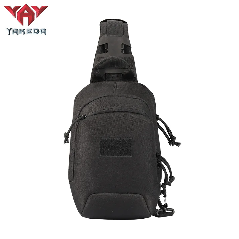 Mochila táctica YAKEDA, bolsa de pecho táctica para exteriores, bolso de hombro portátil multifuncional, bolso cruzado, bolsa de pecho para pistola oculta - imagen 5