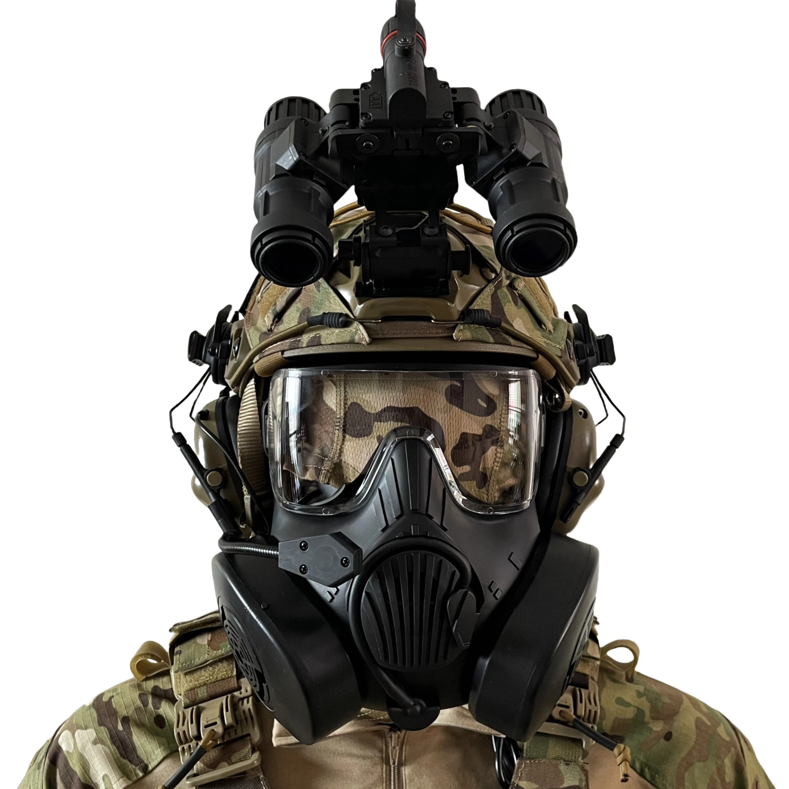 Casco táctico rápido para exteriores, conjunto completo de máscara de estilo para COSPLAY - imagen 5