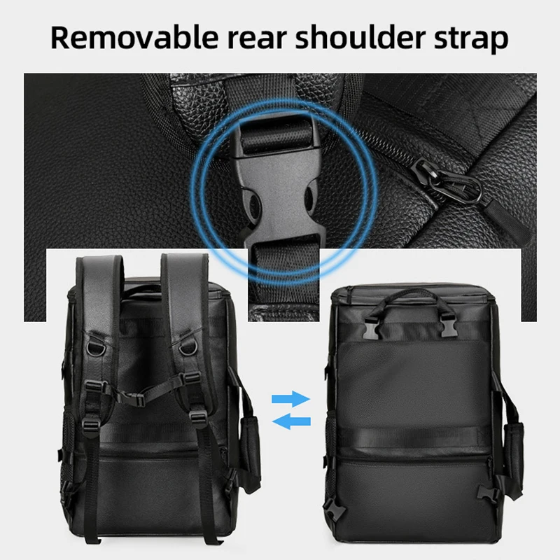 Bolso versátil de piel sintética, bolsos de hombro informales para deportes al aire libre para hombres y mujeres, mochila para senderismo, Fitness, bandolera, esquí - imagen 4