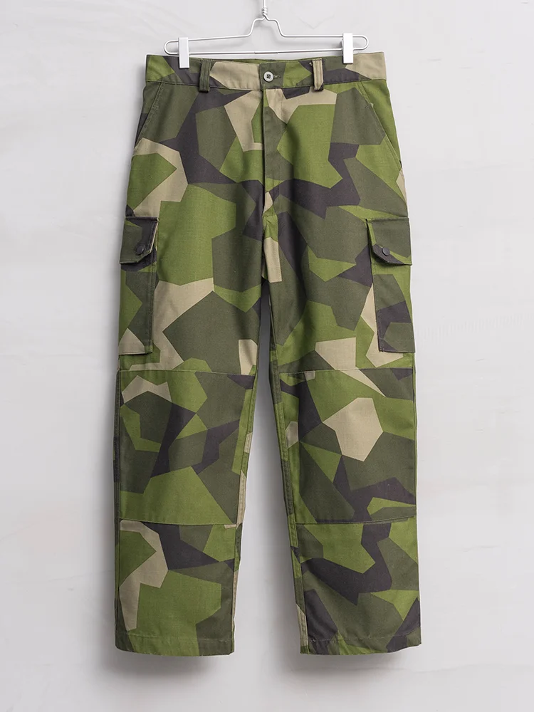 Pantalones tácticos de camuflaje geométrico sueco M90, tipo F2 - imagen 5