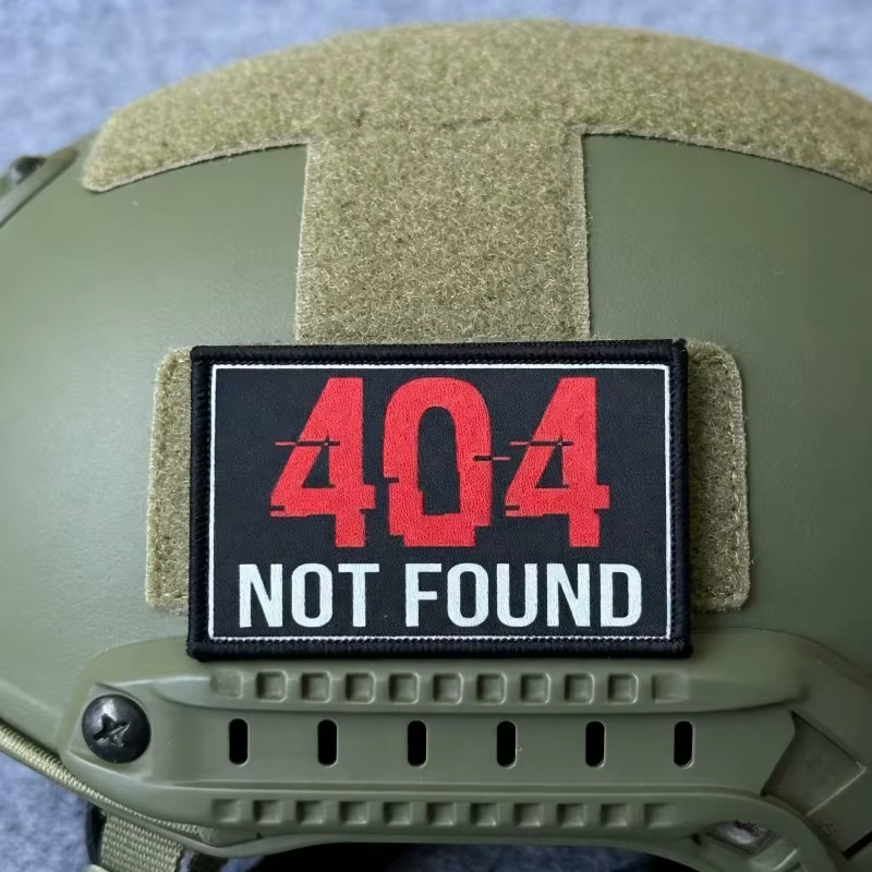 Parche táctico moral 404 Not Found velcro gancho-bucle para mochila - imagen 2