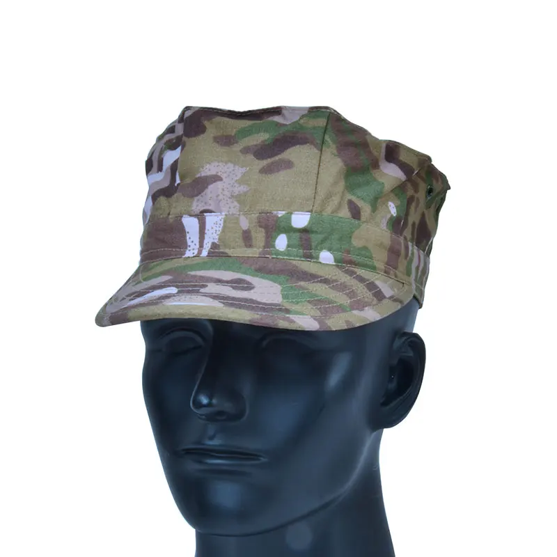 Tactifans sombrero de camuflaje octagonal gorra táctica RipStop sombrero de nailon deporte caza al aire libre equipo táctico tamaño libre - imagen 3