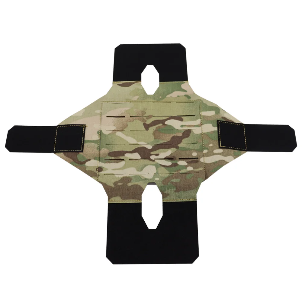 Bolsa de placa lateral de chaleco táctico, bolsa de Panel lateral ajustable de corte láser con sistema Molle para JPC FCPC FCSK, portador de placa de chaleco - imagen 4