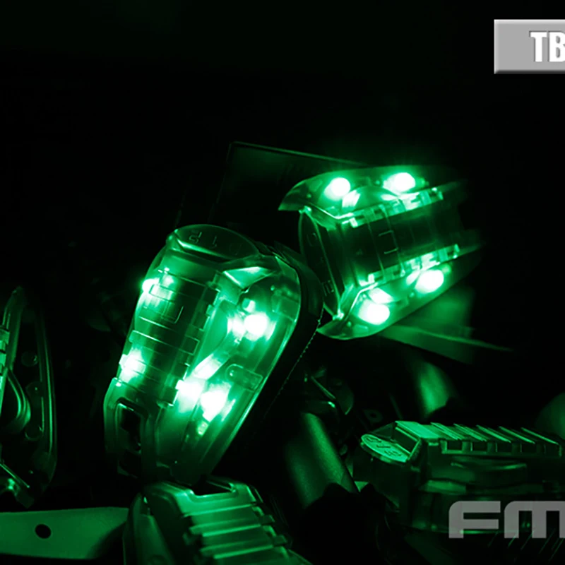 FMA-lámpara estroboscópica IR de HEL-STAR6 GEN III, luz verde para casco de supervivencia, impermeable, TB1286 - imagen 5