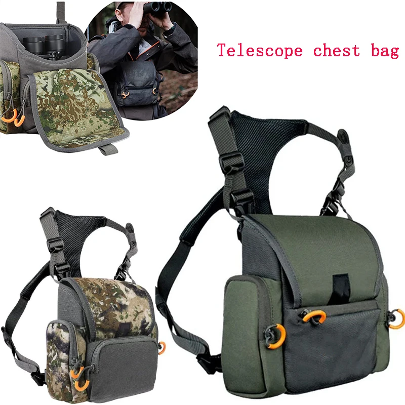 Bolsa de pecho para telescopio al aire libre, caza de hombro, caza multifuncional