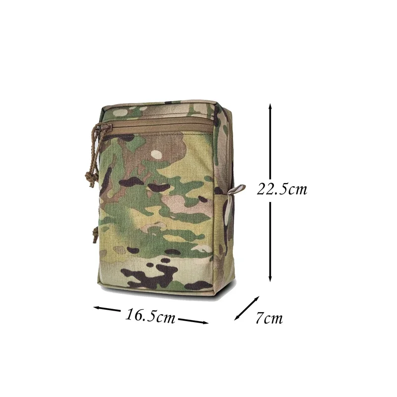 Bolsa táctica Multicam EDC Airsoft SS Style GP High, chaleco de corte láser MOLLE, bolsa de almacenamiento de herramientas de utilidad, accesorio - imagen 5