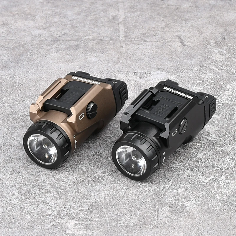 Linterna colgante de pistola de Metal táctica Airsoft de 800 lúmenes, luz exploradora multifuncional para caza al aire libre para riel Picatinny de 20MM - imagen 4