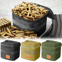 Bolsa táctica para munición, bolsa para cartuchos de Rifle, bolsas para munición de pistola, caja de municiones, estuche de almacenamiento de balas, herramientas EDC, bolso de caza