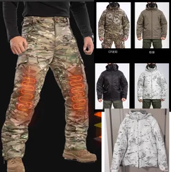 Pantalón táctico algodón antifrío para nieve y senderismo