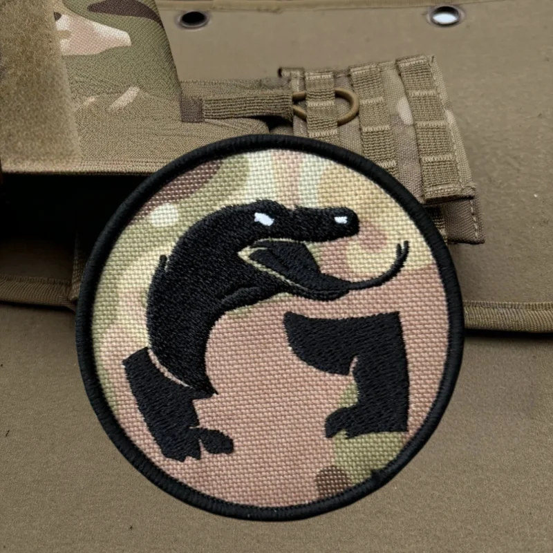 Parche bordado de Chevron "serpiente", chaleco táctico, insignia de moral con gancho y bucle, pegatinas para mochila militar, parches para brazalete para ropa - imagen 4