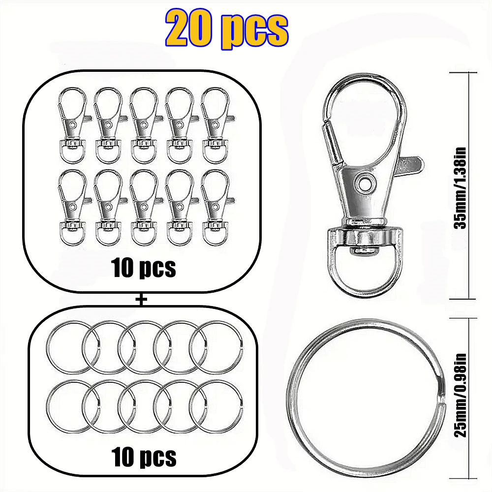 Clasps Key Ring 25mm