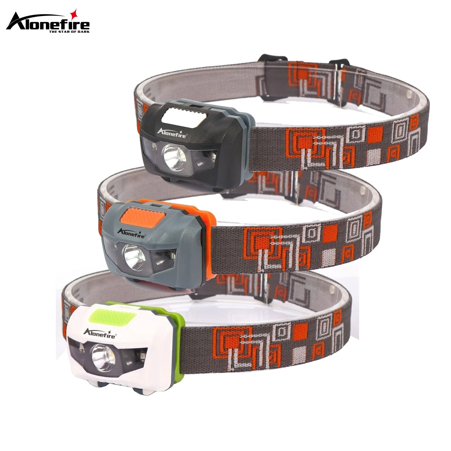 Luz LED estroboscópica blanca y roja de 3W, faro portátil ligero para exteriores, senderismo, viajes, pesca, Camping, escalada, faro para niños AAA - imagen 2