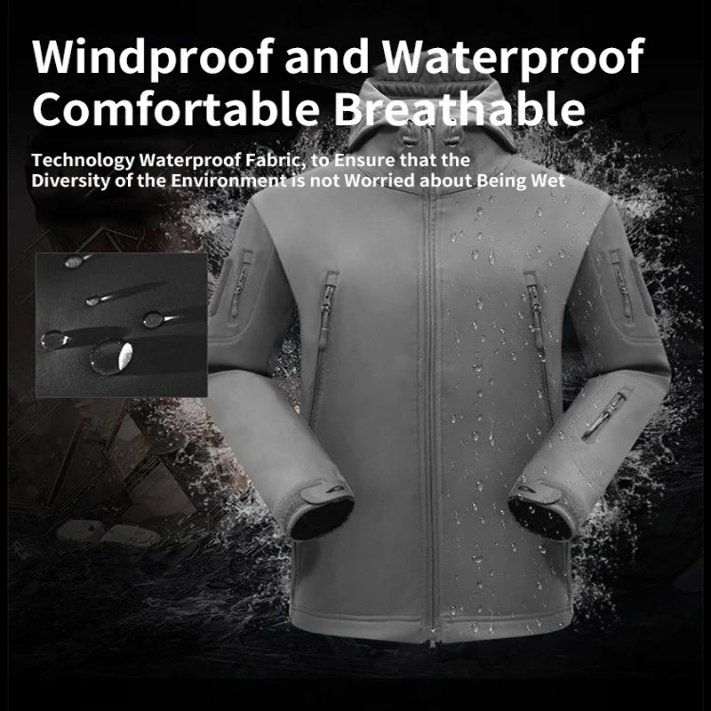 Conjunto softshell camuflaje – Chaqueta y pantalón táctico - imagen 5