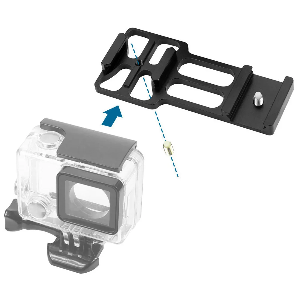 Pistola táctica Airsoft de 20mm, soporte de cámara de teléfono con montaje en riel Picatinny para teléfonos móviles Iphone, cámara deportiva Gopro, nuevo estilo - imagen 4