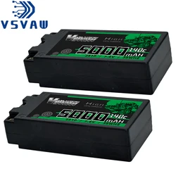 VSVAW Batería LiPo para RC con carcasa rígida y conector