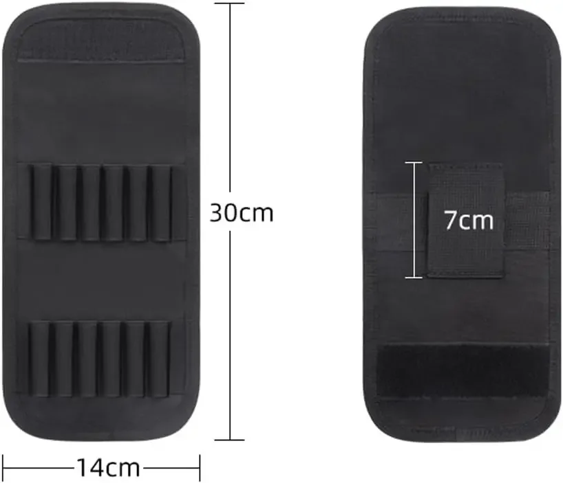 Bolsa táctica Molle para munición de Rifle de 12 redondos para exteriores, bolsa plegable para cartuchos para Rifle de caza y revista, soporte para cartuchos de 12 balas de Rifle - imagen 3