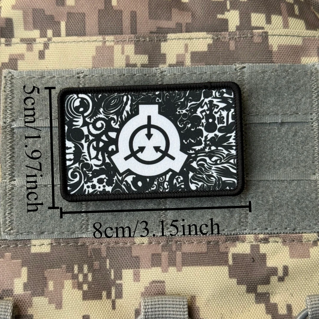Parche táctico Fundación SCP con gancho y bucle para mochila - imagen 2