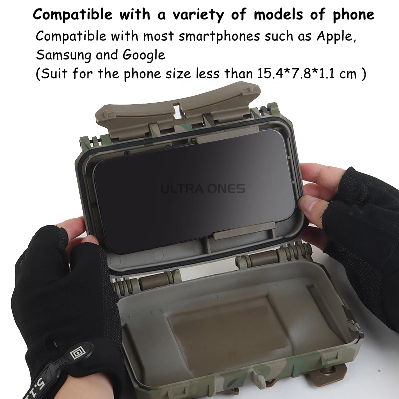 Tablero de navegación táctico, caja de almacenamiento, equipo portador de placa de caza, equipo de entrenamiento Airsoft, estante para teléfono móvil, tablero de navegación - imagen 5