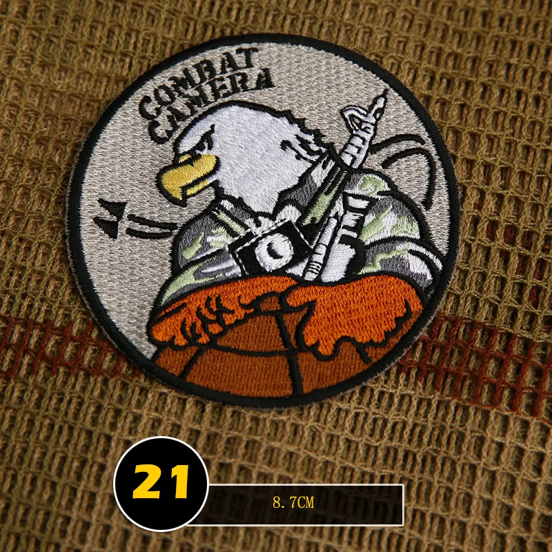 Colección de parches de planchado, brazalete bordado para entusiastas militares, parche para chaqueta de vuelo, charreteras tácticas, parche para mochila moral - imagen 4