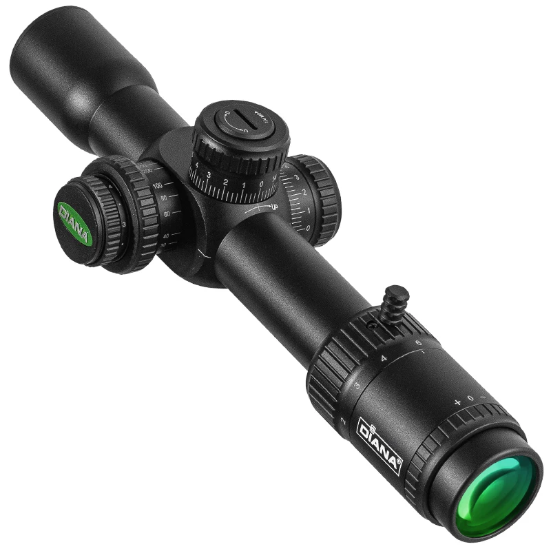 DIANA HD 2-10X30 FFP alcance iluminado R/G vidrio grabado retícula telescopios bloqueo Reinicio caza miras ópticas - imagen 4