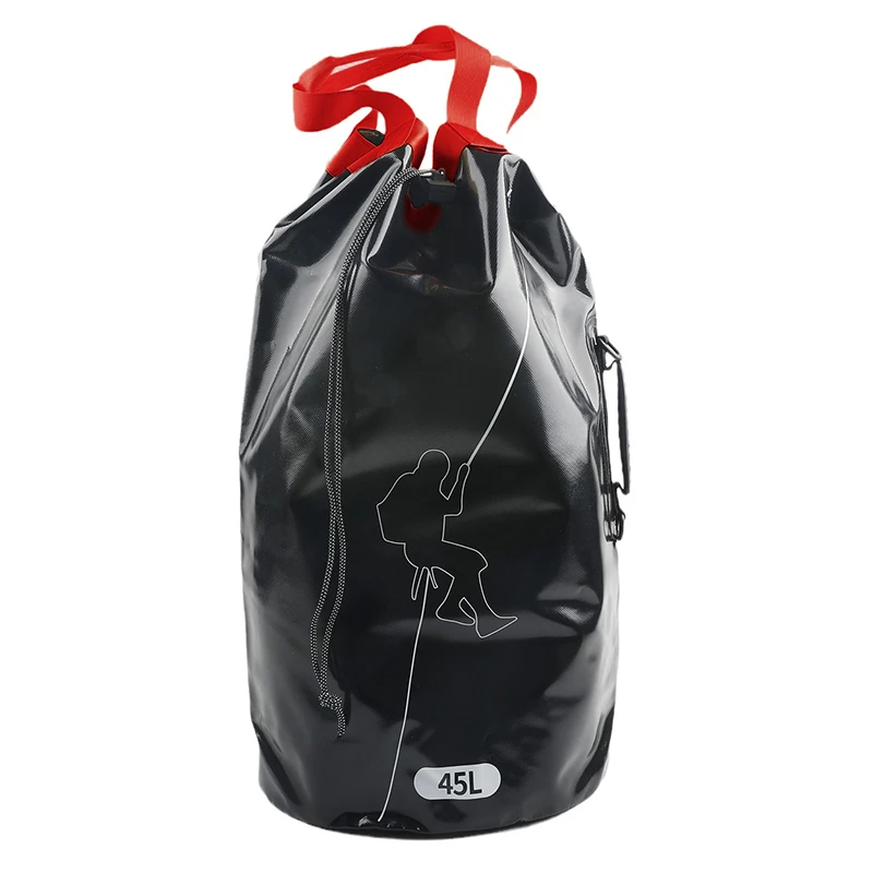 Bolsa de cuerda de escalada de 30L/45L/55L, equipo de exploración de cuevas al aire libre, almacenamiento, resistente al desgaste, mochila para rappel en cascada de rescate - imagen 2