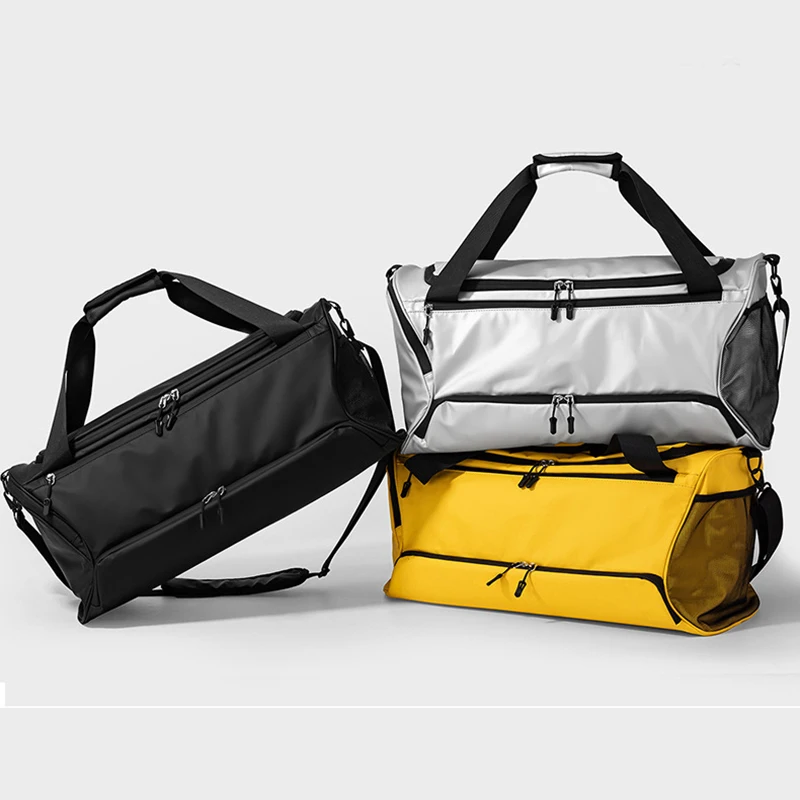 Bolso de viaje para Fitness, bolso cruzado para entrenamiento, gimnasio, Yoga, deportes al aire libre, senderismo, Camping, equipaje grande, bolso de hombro universitario - imagen 4