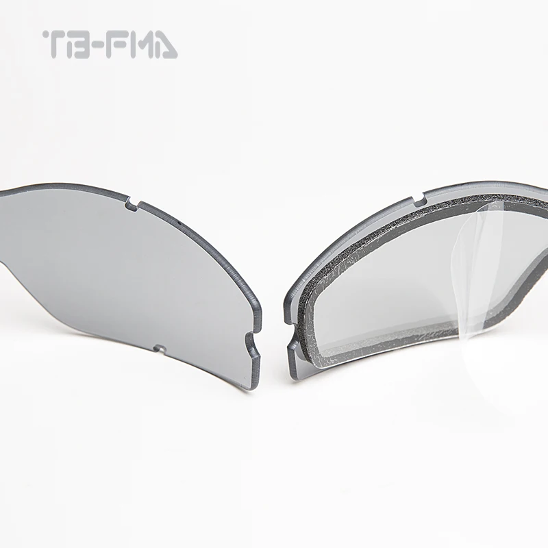 Gafas tácticas FMA de una sola/doble capa, antiniebla, a prueba de viento, lentes endurecidas de alta resistencia, protección para deportes al aire libre - imagen 5
