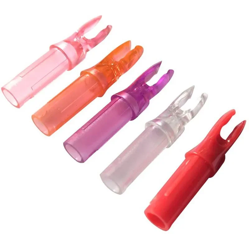 36 Uds. De clavos de flecha coloridos, inserto de tiro con arco, nock de flecha ID6.2mm, accesorios de eje de flecha de carbono