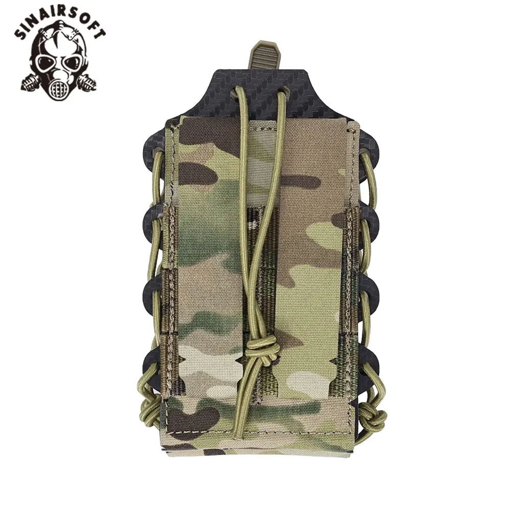 SINAIRSOFT Bolsa táctica Molle doble capa 5.56/7.62 para M4 AR15 - imagen 5