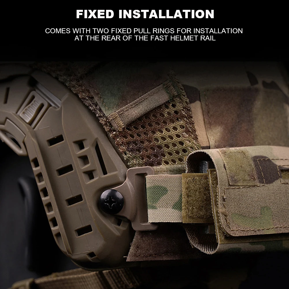 Bolsa de contrapeso para casco táctico Airsoft, bolsa de contrapeso NVG, BJ, PJ, MH, OPS-Core, cascos rápidos - imagen 5