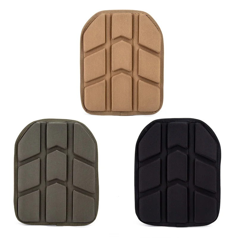 Almohadillas para chaleco táctico: cojín de malla transpirable que absorbe los golpes con espacio antirozaduras |   Acolchado frontal/trasero EVA que absorbe el sudor ​