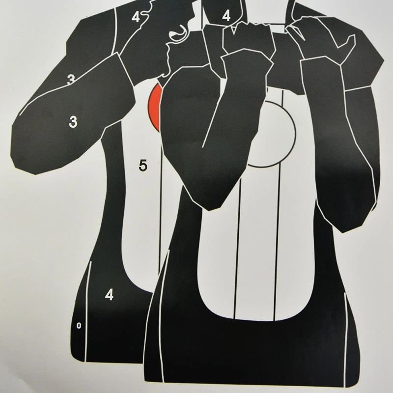 10/20/30/40/50 Uds flecha de tiro con arco papel de destino punta de campo práctica de tiro Zombie payaso papel de destino para arco flecha caza - imagen 5