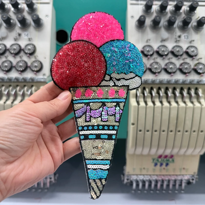 Parches grandes de lentejuelas de unicornio, parches para planchar para ropa, bonito parche de unicornio para chaqueta de niñas, parches brillantes, parches de personalidad - imagen 4