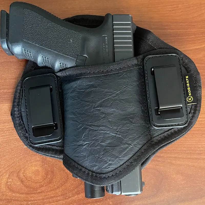 Funda táctica PU oculta IWB para pistola – Compatible G17 M9 P226 - imagen 4