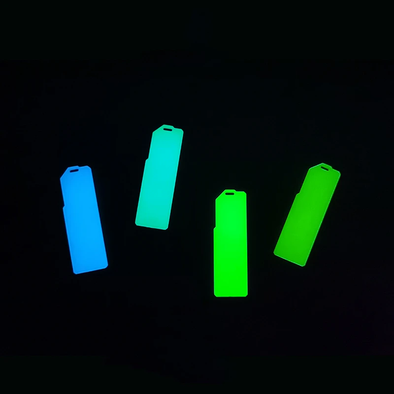 Etiqueta de escritura luminosa, marcador táctico, Doodle, módulo de bricolaje, nombre, cinta indicadora, mochila que brilla en la oscuridad, decorativo - imagen 3