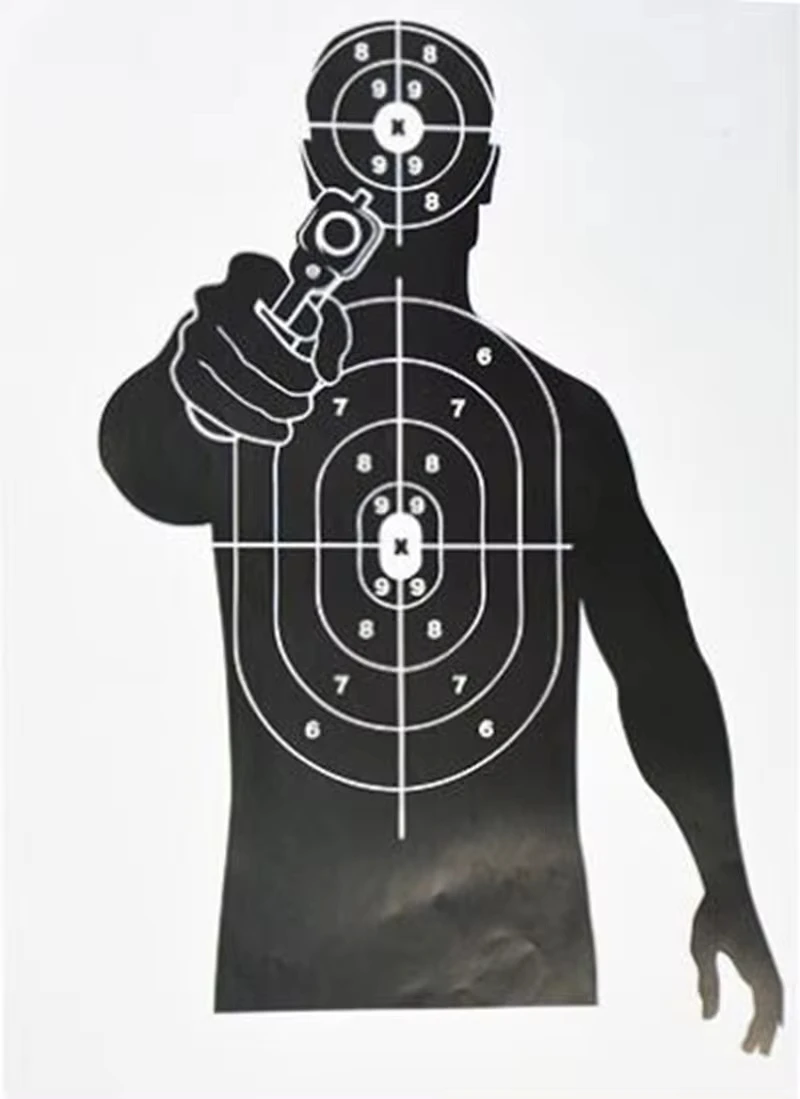 Papel para tiro al blanco de siluetas 45x32 cm – Marcado - imagen 3