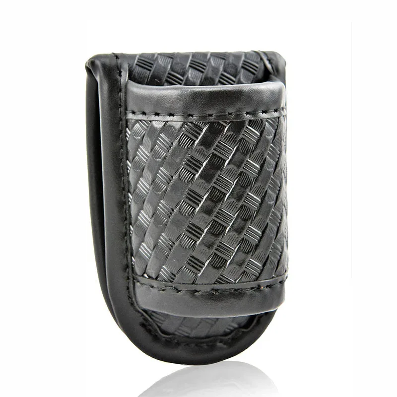 Funda Universal para esposas de liberación rápida y soporte para linterna, funda con patrón tejido táctico - imagen 5