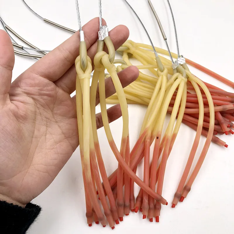 Banda de goma para tirachinas de doble capa con alta elasticidad y resistencia, accesorios de caza para tiro de precisión al aire libre - imagen 3